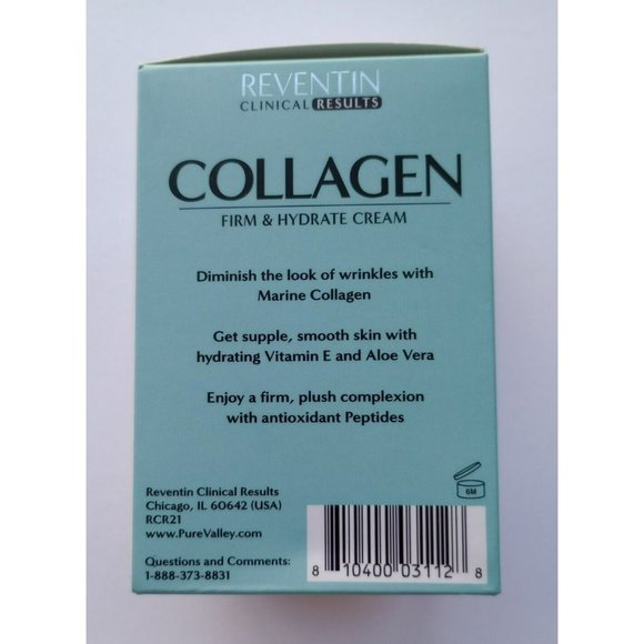 Firm Hydrate Cream Women REVENTIN COLLAGEN Clinical 1.5 Fl Oz 44mL new - Picture 4 of 4